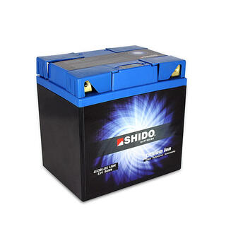 Shido LIX30L-BS Lithium - 12V ATV/MC/Snøscooter Batteri 12V, 9Ah, 96Wh, 167x124x163